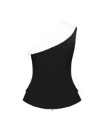 Sleeveless Two Toned Top - Image 2
