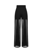 Pleated Chiffon Pants - Image 3
