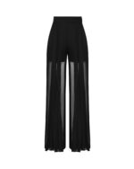 Pleated Chiffon Pants
