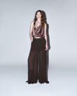Pleated Chiffon Pants - Image 2