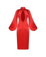 Red Midi Dress - Image 3
