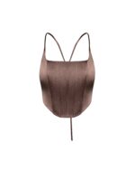 Iris Corset in Brown