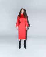 Red Midi Dress - Image 2