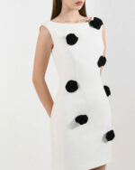 Rose Dress in White - Image 3