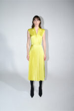 Yellow Dress with Pleats - Image 2