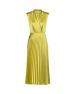 Yellow Dress with Pleats