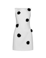 Rose Dress in White