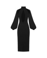 Black Midi Dress - Image 3