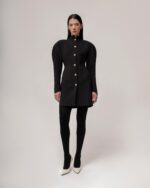 Ezra Dress in Black - Image 2