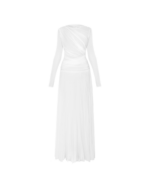 White Maxi Tulle Dress
